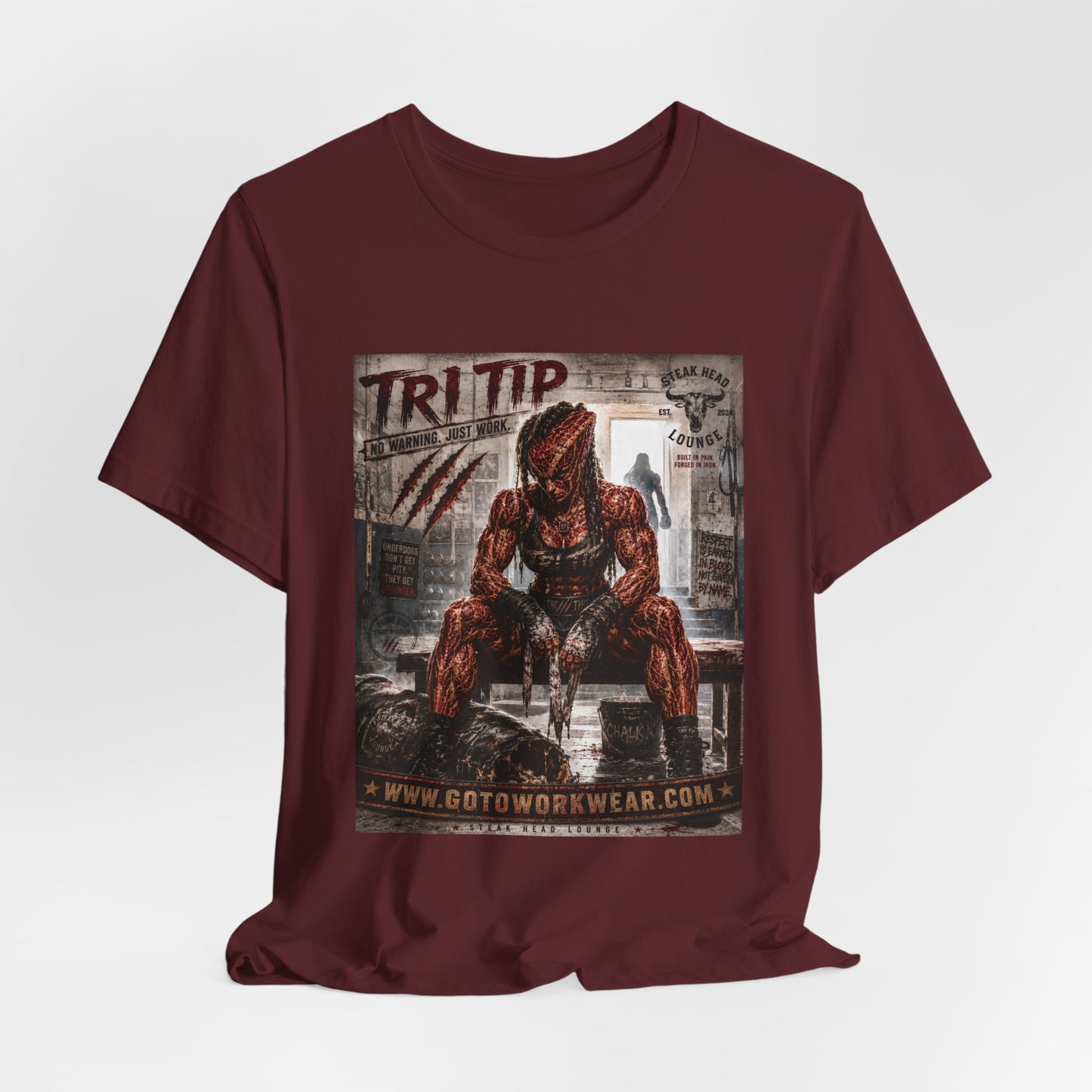 TRI TIP "No Warning. Just Work" - Graphic Tee