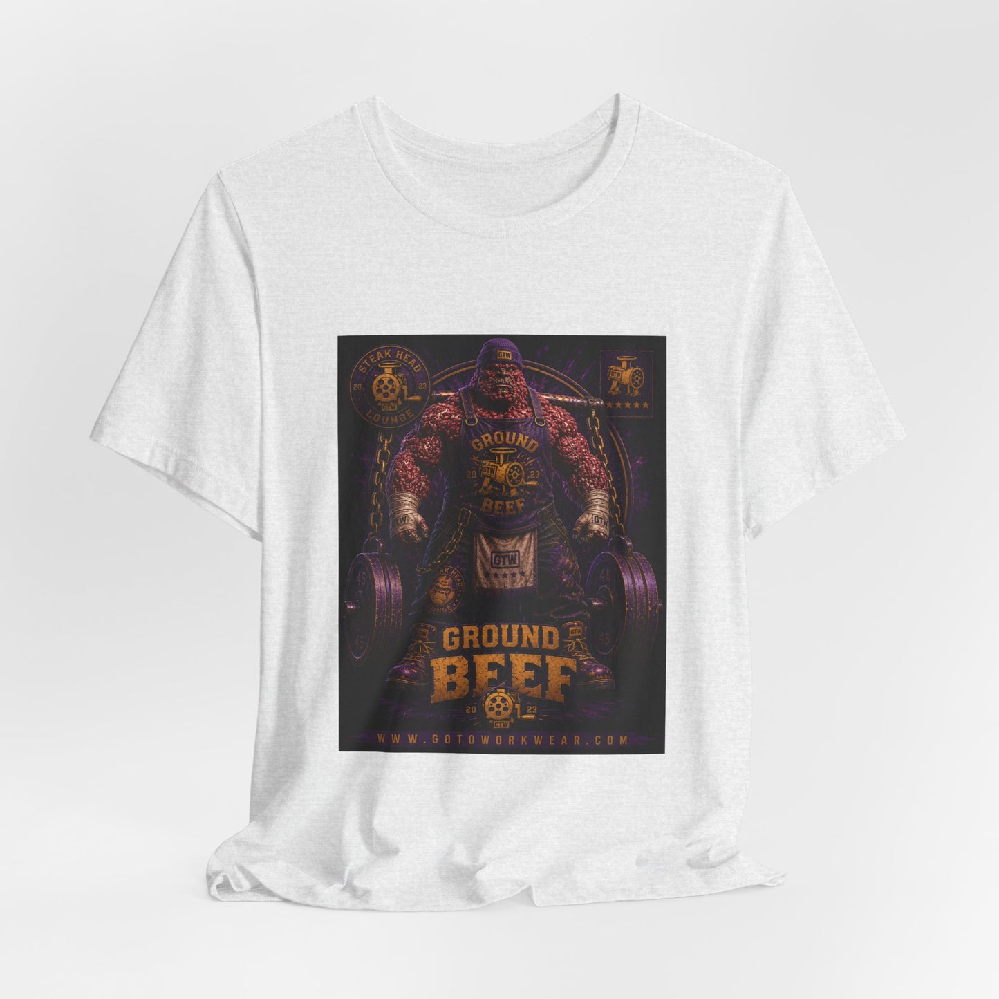 Ground Beef "Grinder Built Gains" - Graphic Tee