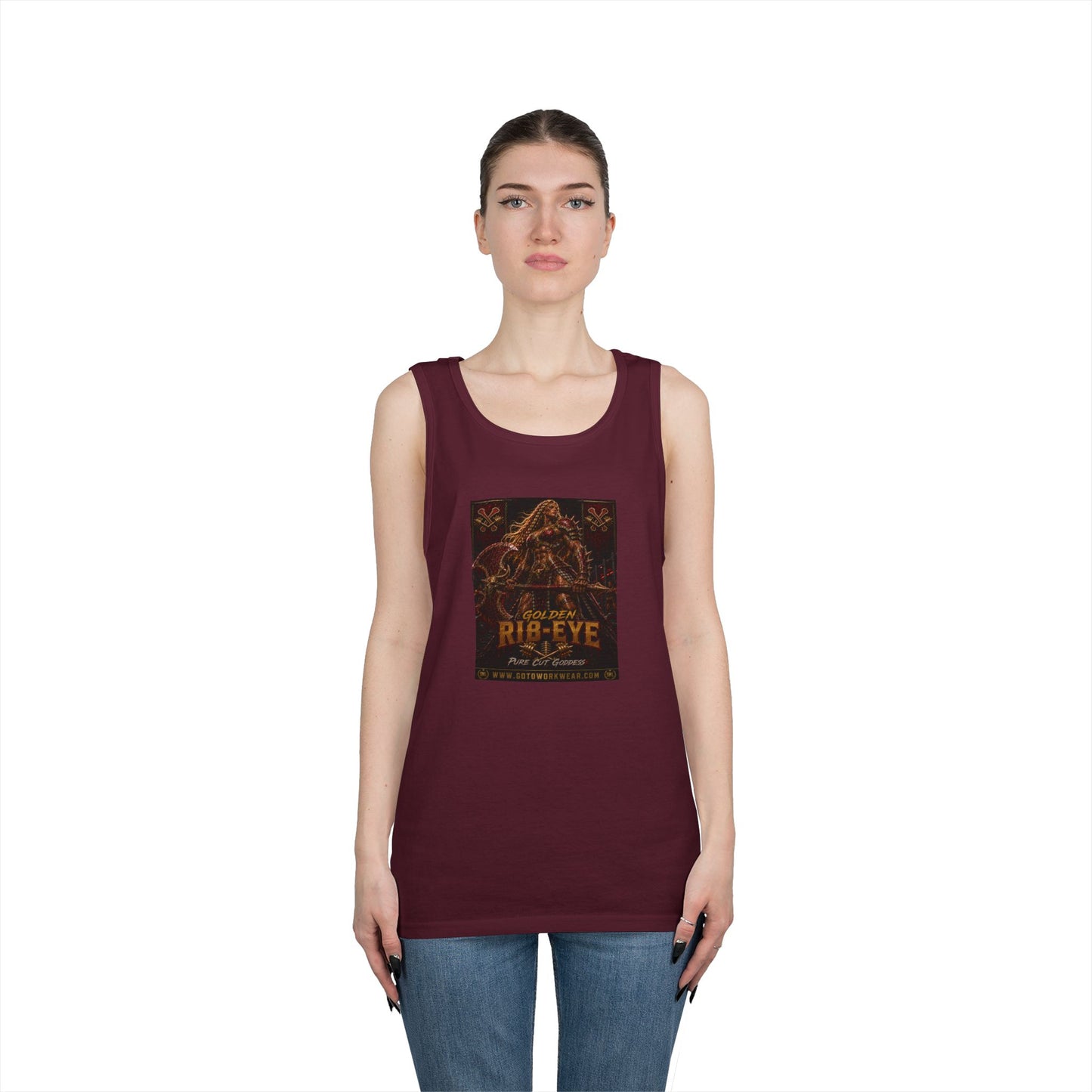 GOLDEN RIB-EYE “Pure Cut Goddess” - Tank Top