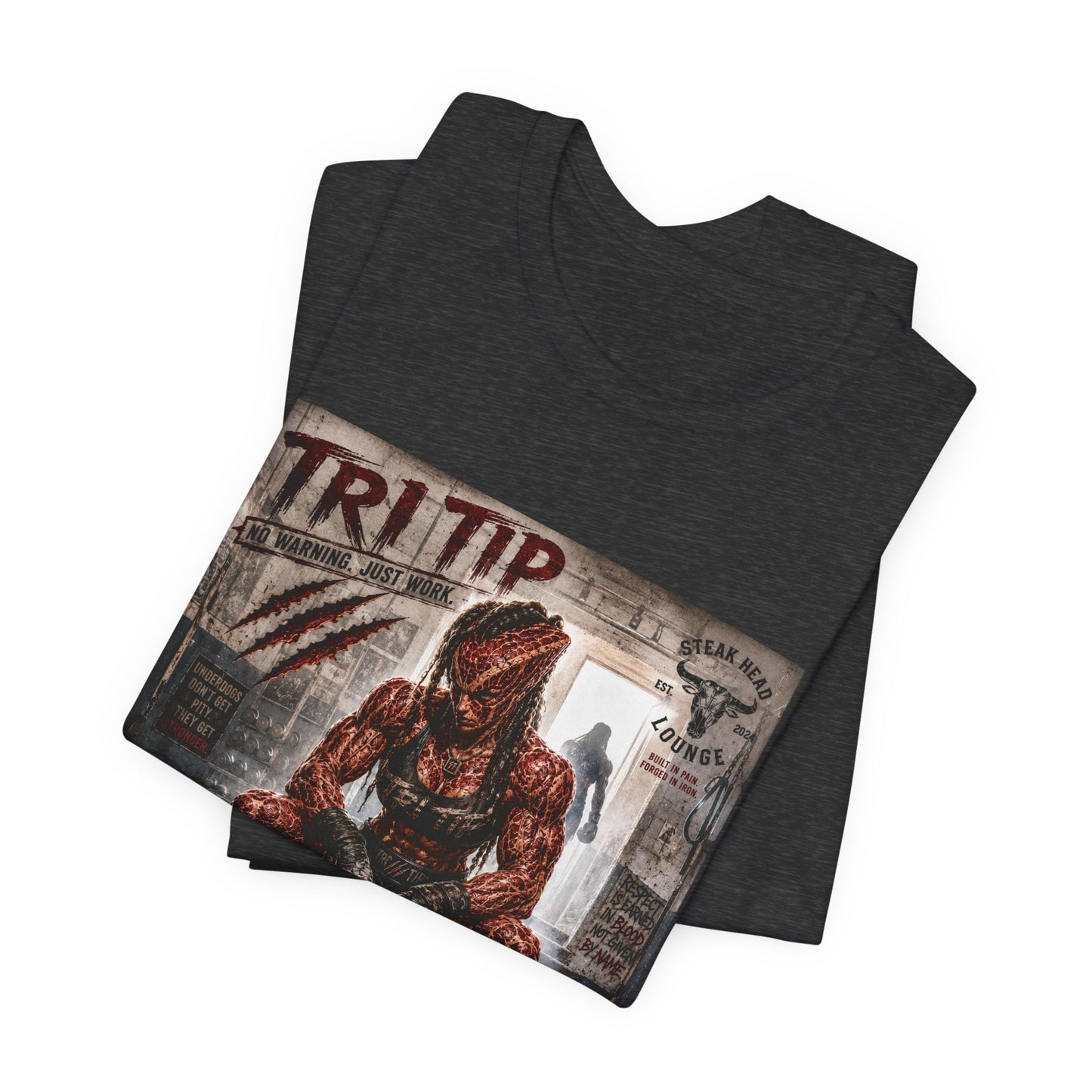 TRI TIP "No Warning. Just Work" - Graphic Tee