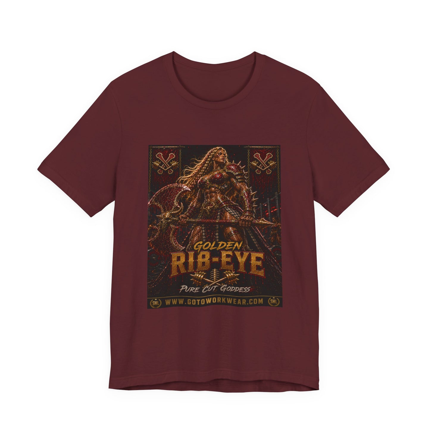 Golden Rib-Eye "Pure Cut Goddess" - Graphic Tee