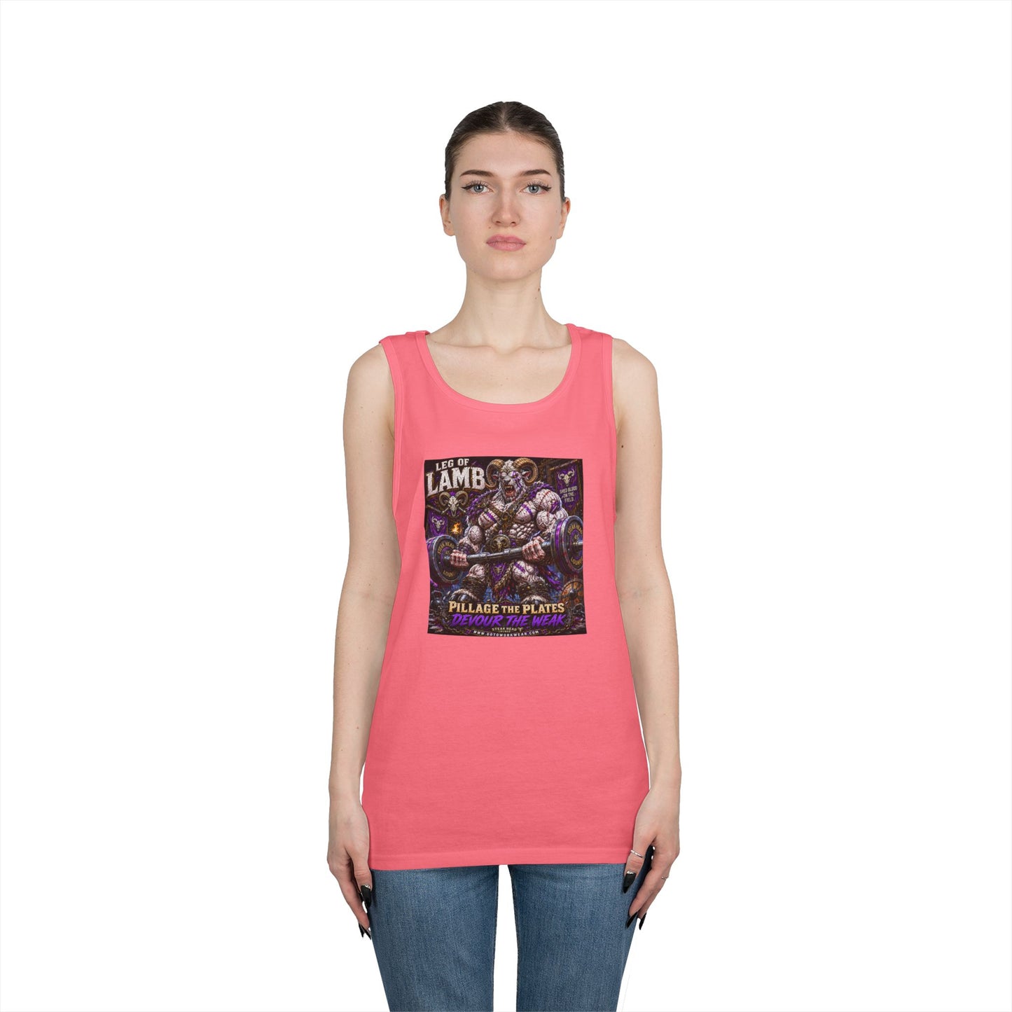 Leg of Lamb "Pillage the Plates - Devour the Weak" - Tank Top