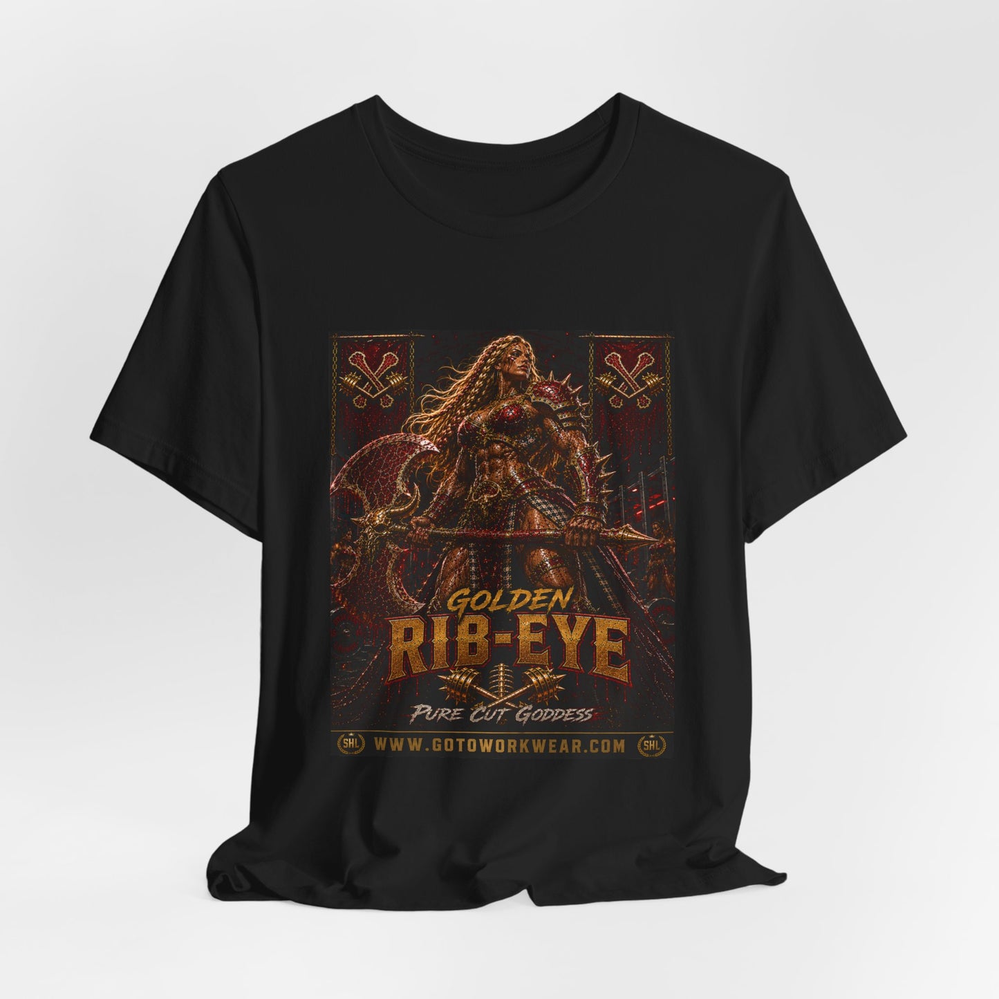 Golden Rib-Eye "Pure Cut Goddess" - Graphic Tee