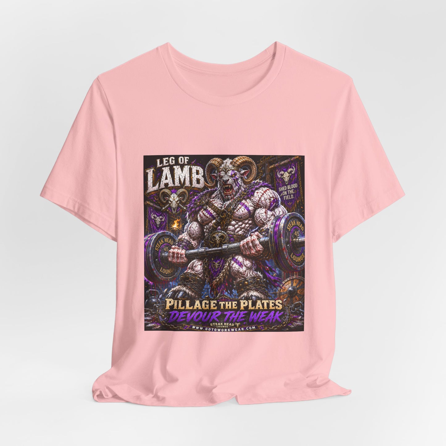 Leg of Lamb "Pillage the Plates, Devour the Weak" - Graphic Shirt Tee