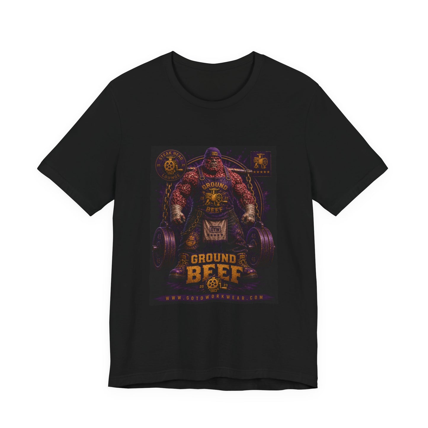 Ground Beef "Grinder Built Gains" - Graphic Tee