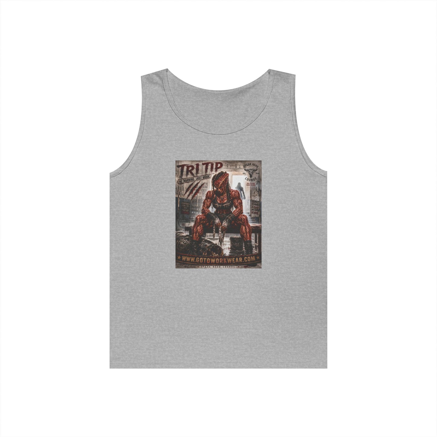 Tri Tip "No Warning. Just Work" - Tank Top