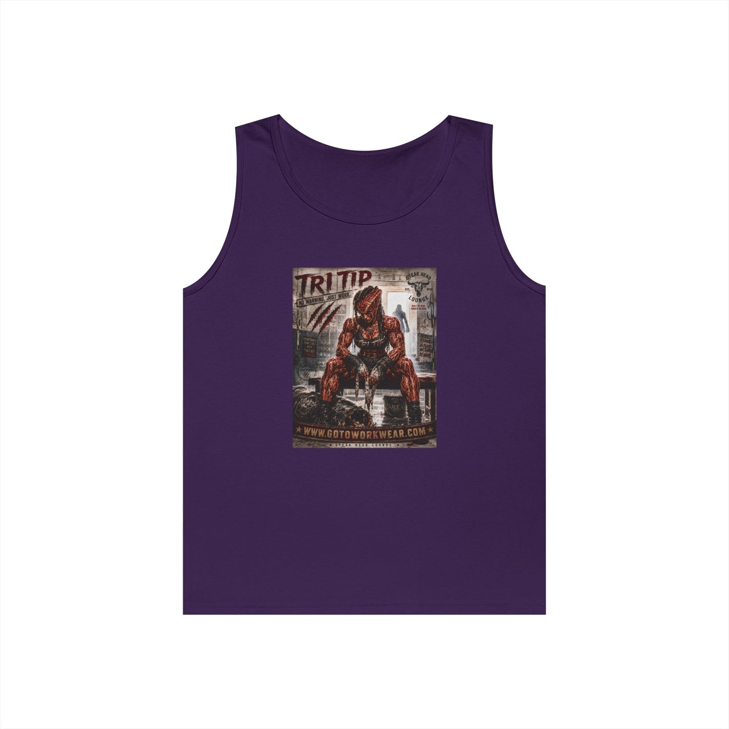 Tri Tip "No Warning. Just Work" - Tank Top