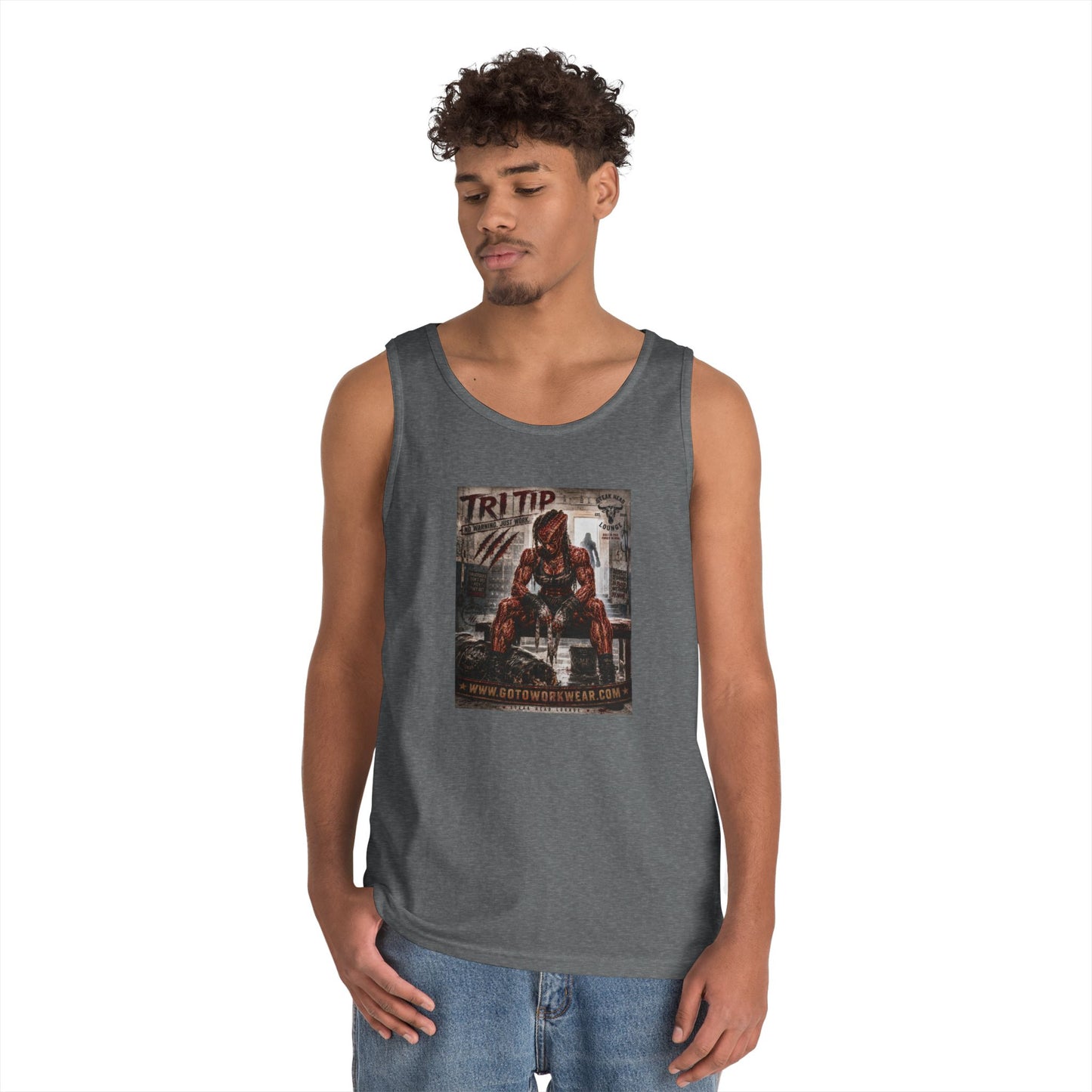 Tri Tip "No Warning. Just Work" - Tank Top